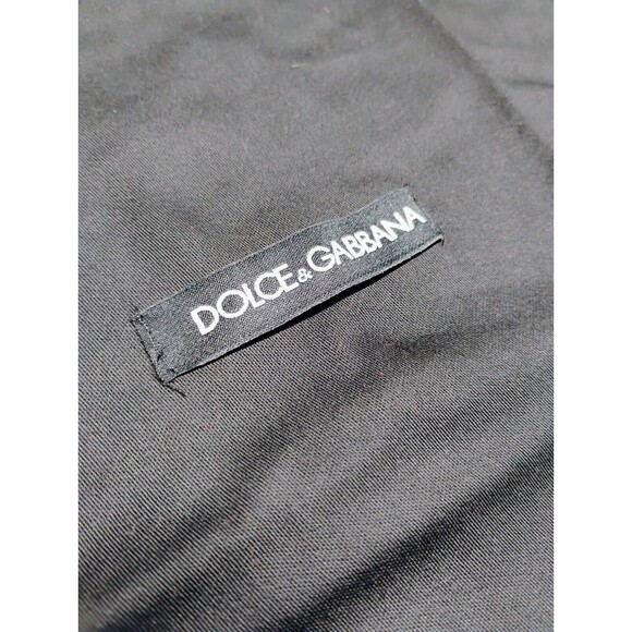 DOLCE & GABBANA Authentic Drawstring dust cover bag Shoes | Black 11”x 14" - Picture 2 of 3